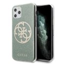 Guess GUHCN65PCUGLKA iPhone 11 Pro Max khaki hard case 4G Circle Glitter Guess