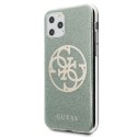 Guess GUHCN65PCUGLKA iPhone 11 Pro Max khaki hard case 4G Circle Glitter Guess