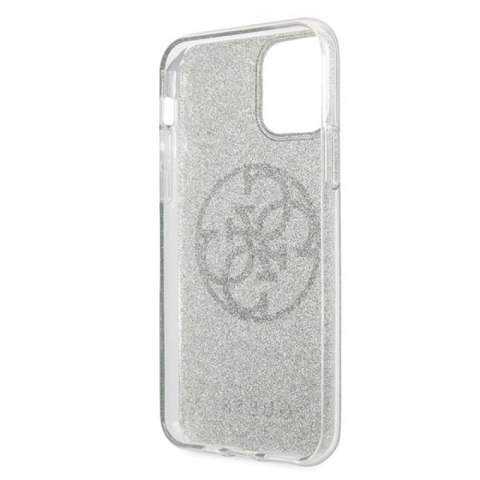 Guess GUHCN65PCUGLKA iPhone 11 Pro Max khaki hard case 4G Circle Glitter Guess