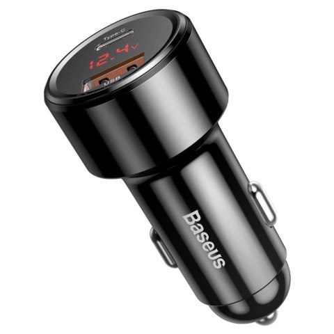Ładowarka Baseus Magic Series PPS CCMLC20C-01 samochodowa 45W USB-C PD / USB-A QC - czarna Baseus