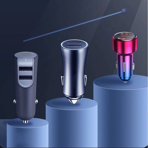 Ładowarka Baseus Magic Series PPS CCMLC20C-01 samochodowa 45W USB-C PD / USB-A QC - czarna Baseus