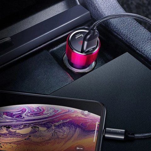 Ładowarka Baseus Magic Series PPS CCMLC20C-01 samochodowa 45W USB-C PD / USB-A QC - czarna Baseus