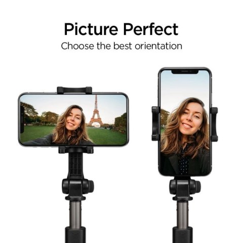 Selfie stick Spigen S540W Bluetooth z tripodem - czarny Spigen