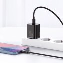 Baseus Super Si 1C szybka ładowarka USB Typ C 20W Power Delivery + kabel USB Typ C - Lightning 1m czarny (TZCCSUP-B01) Baseus