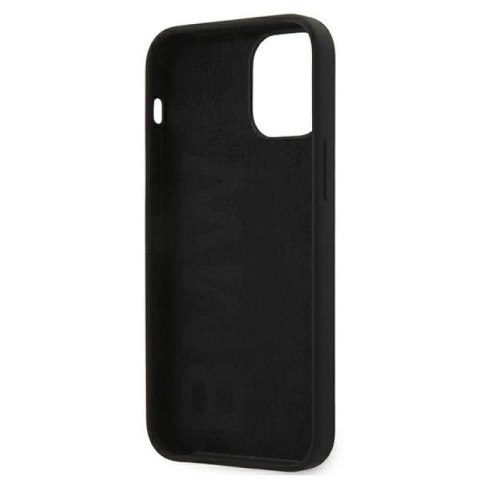 Etui BMW Silicone Signature na iPhone 12 mini - czarne BMW