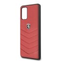 Etui Ferrari Heritage Quilted na Samsung Galaxy S20+ - czerwone Ferrari