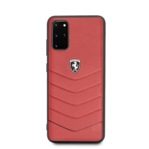 Etui Ferrari Heritage Quilted na Samsung Galaxy S20+ - czerwone Ferrari