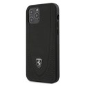 Etui Ferrari Off Track Perforated na iPhone 12 / iPhone 12 Pro - czarne Ferrari