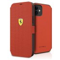 Etui Ferrari Off Track Perforated na iPhone 12 mini - czerwone Ferrari