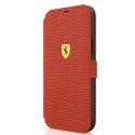 Etui Ferrari Off Track Perforated na iPhone 12 mini - czerwone Ferrari