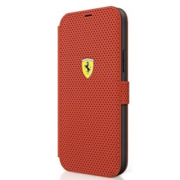 Etui Ferrari Off Track Perforated na iPhone 12 mini - czerwone Ferrari
