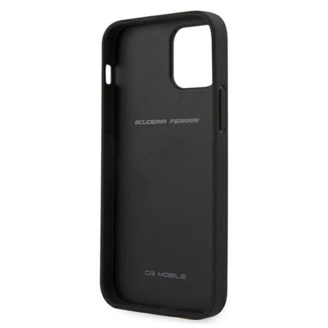 Etui Ferrari Off Track Quilted na iPhone 12 Pro Max - czarne Ferrari