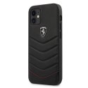 Etui Ferrari Off Track Quilted na iPhone 12 mini - czarne Ferrari