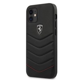 Etui Ferrari Off Track Quilted na iPhone 12 mini - czarne Ferrari