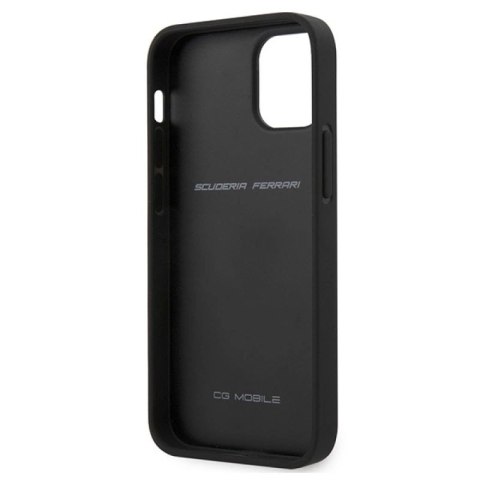 Etui Ferrari Off Track Quilted na iPhone 12 mini - czarne Ferrari