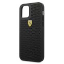 Etui Ferrari On Track Perforated na iPhone 12 Pro Max - czarne Ferrari