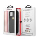 Etui Ferrari On Track Perforated na iPhone 12 Pro Max - czarne Ferrari
