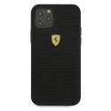 Etui Ferrari On Track Perforated na iPhone 12 / iPhone 12 Pro - czarne Ferrari