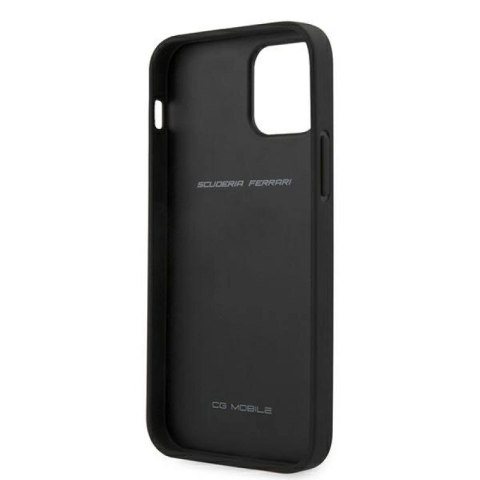 Etui Ferrari On Track Perforated na iPhone 12 / iPhone 12 Pro - czarne Ferrari