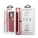 Etui Ferrari On Track Perforated na iPhone 12 mini - czerwone Ferrari