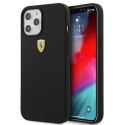 Etui Ferrari On Track Silicone na iPhone 12 Pro Max - czarne Ferrari