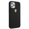 Etui Ferrari On Track Silicone na iPhone 12 Pro Max - czarne Ferrari