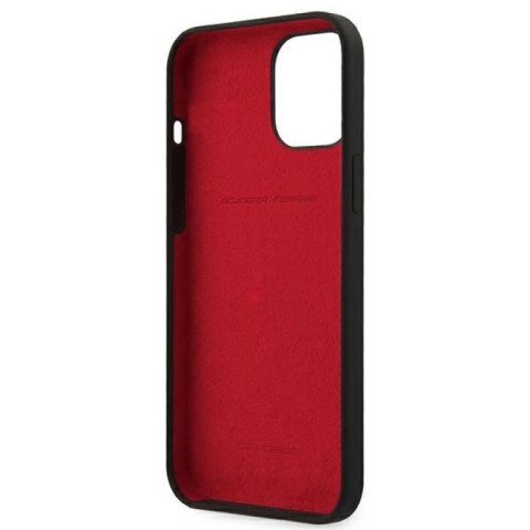 Etui Ferrari On Track Silicone na iPhone 12 Pro Max - czarne Ferrari