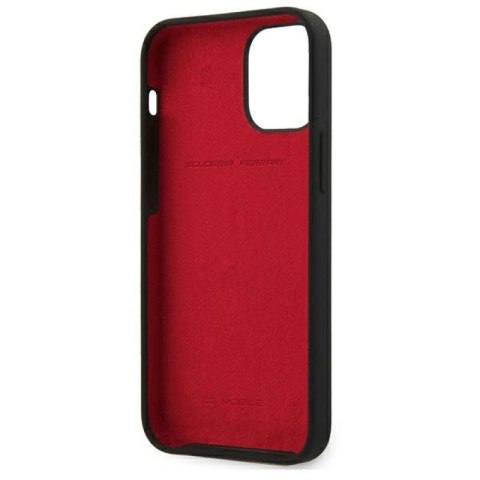 Etui Ferrari On Track Silicone na iPhone 12 mini - czarne Ferrari