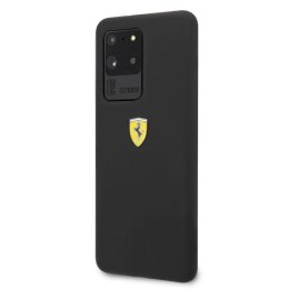 Etui Ferrari Silicone na Samsung Galaxy S20 Ultra - czarne Ferrari