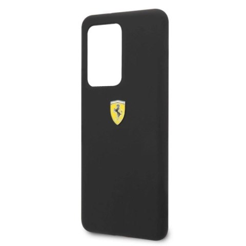 Etui Ferrari Silicone na Samsung Galaxy S20 Ultra - czarne Ferrari