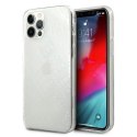 Etui Guess 4G 3D Pattern Collection na iPhone 12 Pro Max - przezroczyste Guess