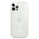 Etui Guess 4G 3D Pattern Collection na iPhone 12 Pro Max - przezroczyste Guess
