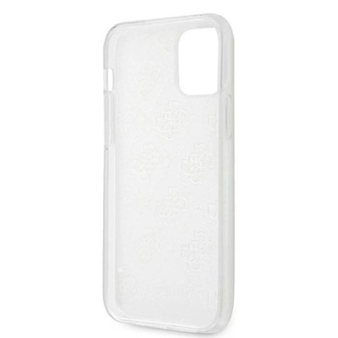 Etui Guess 4G 3D Pattern Collection na iPhone 12 Pro Max - przezroczyste Guess
