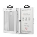 Etui Guess 4G 3D Pattern Collection na iPhone 12 Pro Max - przezroczyste Guess