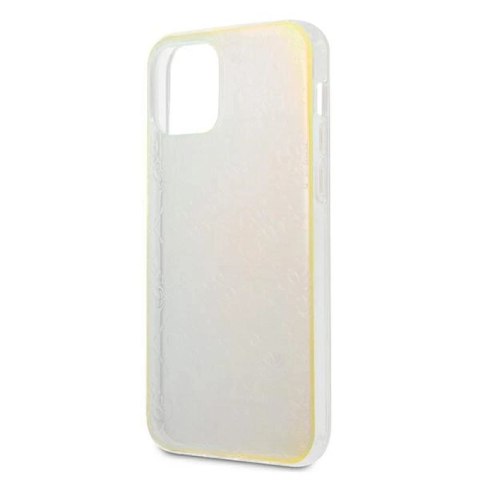Etui Guess 4G 3D Pattern Collection na iPhone 12 / iPhone 12 Pro - opalizujące Guess