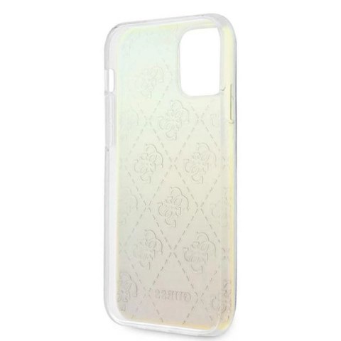 Etui Guess 4G 3D Pattern Collection na iPhone 12 / iPhone 12 Pro - opalizujące Guess