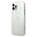 Etui Guess 4G 3D Pattern Collection na iPhone 12 / iPhone 12 Pro - przezroczyste Guess