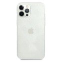 Etui Guess 4G 3D Pattern Collection na iPhone 12 / iPhone 12 Pro - przezroczyste Guess