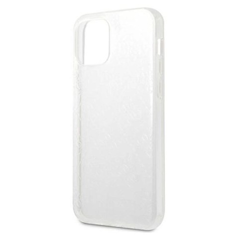 Etui Guess 4G 3D Pattern Collection na iPhone 12 / iPhone 12 Pro - przezroczyste Guess