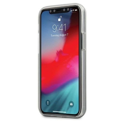 Etui Guess 4G 3D Pattern Collection na iPhone 12 mini - przezroczyste Guess
