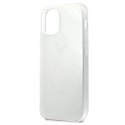 Etui Guess 4G 3D Pattern Collection na iPhone 12 mini - przezroczyste Guess