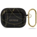 Etui Guess Gold Chain Collection na AirPods Pro - czarne Guess