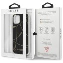 Etui Guess Gold Chain Collection na iPhone 12 mini - czarne Guess