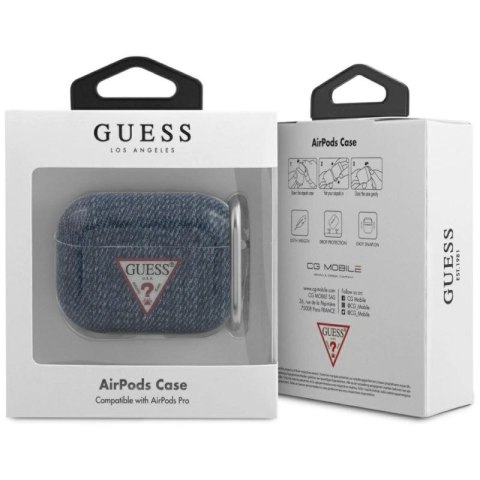 Etui Guess Jeans Collection na AirPods Pro - granatowe Guess