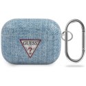 Etui Guess Jeans Collection na AirPods Pro - niebieskie Guess