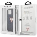 Etui Guess Jeans Collection na iPhone 12 Pro Max - granatowe Guess