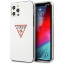 Etui Guess Triangle Collection na iPhone 12 / iPhone 12 Pro - białe Guess
