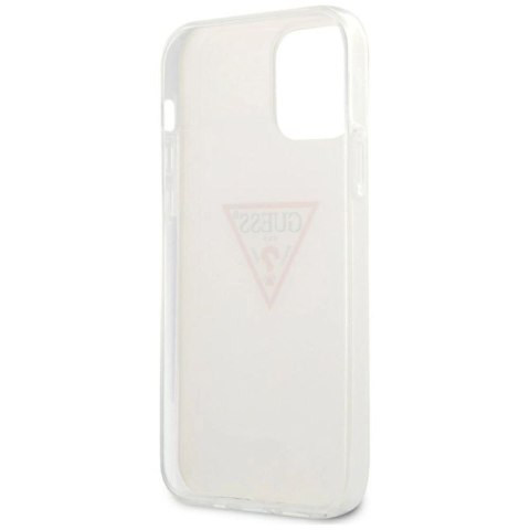 Etui Guess Triangle Collection na iPhone 12 / iPhone 12 Pro - białe Guess