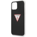 Etui Guess Triangle Collection na iPhone 12 / iPhone 12 Pro - czarne Guess