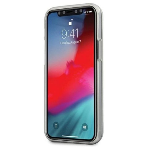Etui Guess Triangle Collection na iPhone 12 mini - czarne Guess
